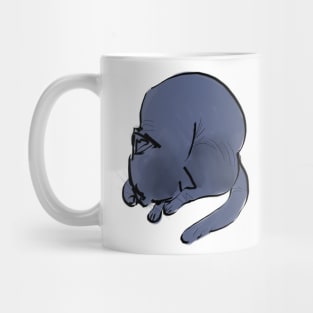 Russian blue cat Mug